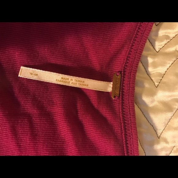 Free People Magenta Short Sleeve Tee - Picture 3 of 6